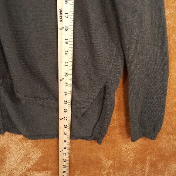 VINCE Womens Sweater XS Green Oversized Pullover Wool Cashmere Slouchy Hi Lo - Picture 3 of 9